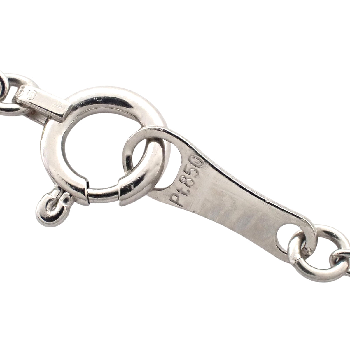 スフェーン ダイヤモンド ネックレス SP3.77/D0.62 プラチナ Pt850 Pt900 7.4g