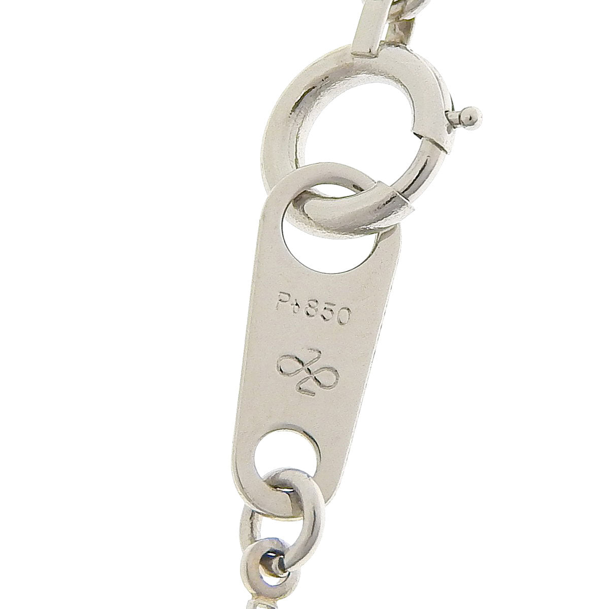 Diamond Trilogy Necklace D1.02 Platinum Pt850 4.6g
