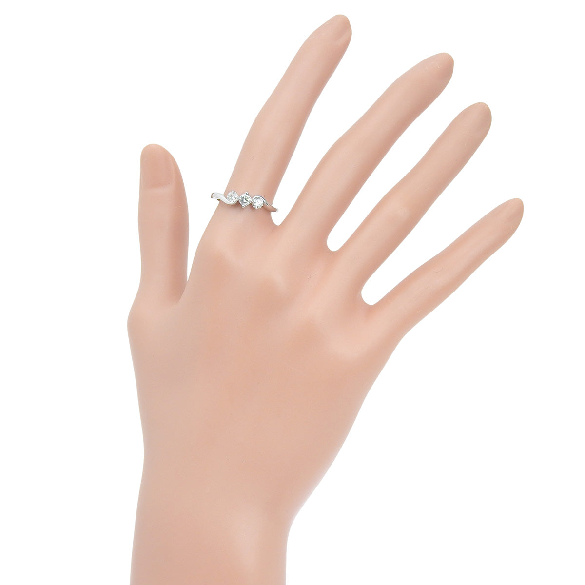 Diamond Ring D0.50 White Gold K18WG 3.7g