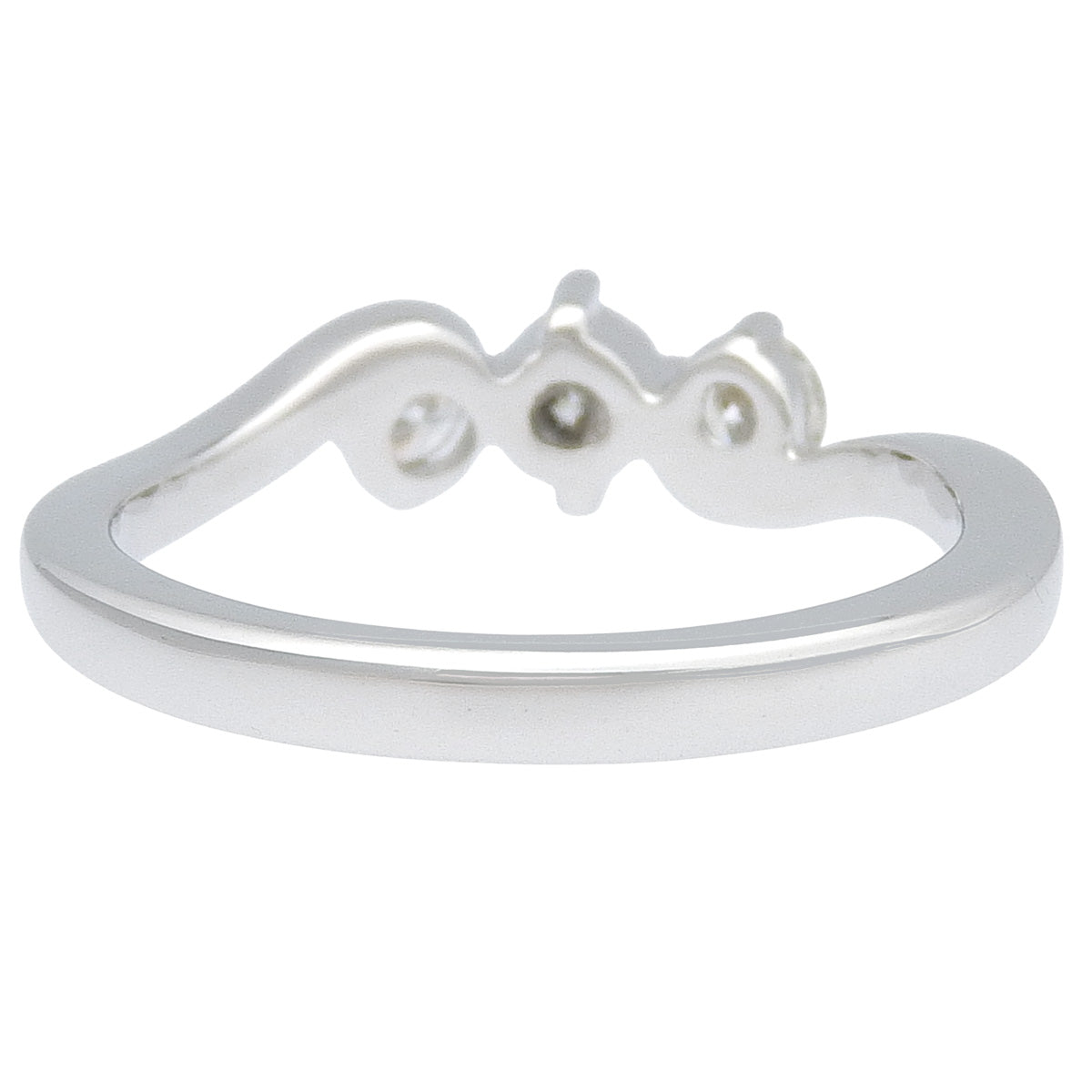 Diamond Ring D0.50 White Gold K18WG 3.7g