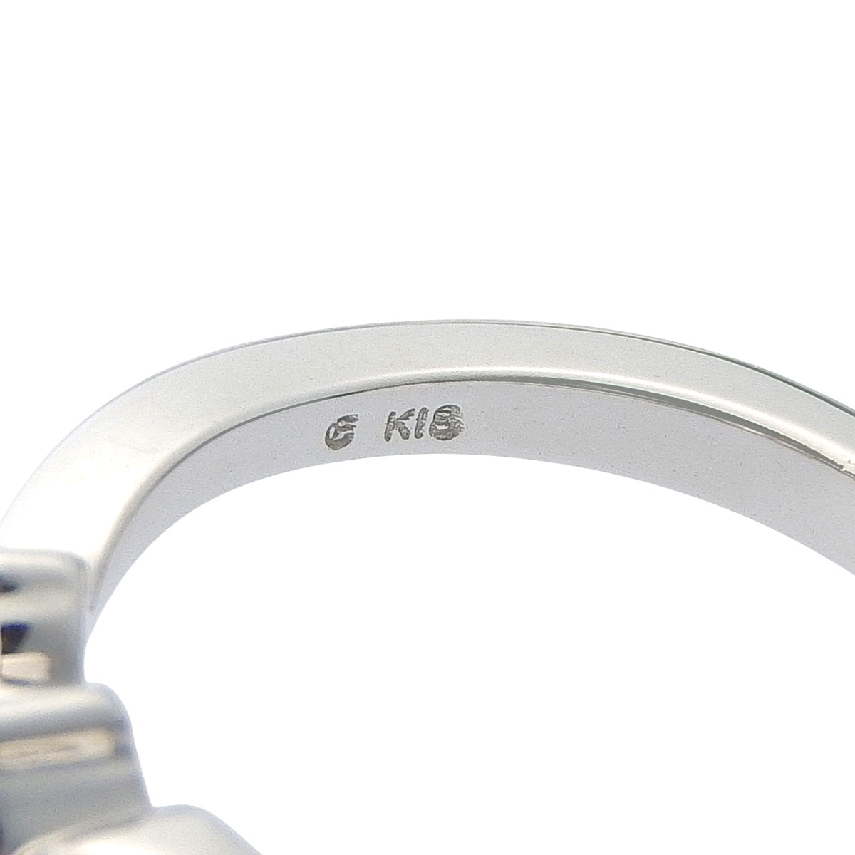 Diamond Ring D0.50 White Gold K18WG 3.7g