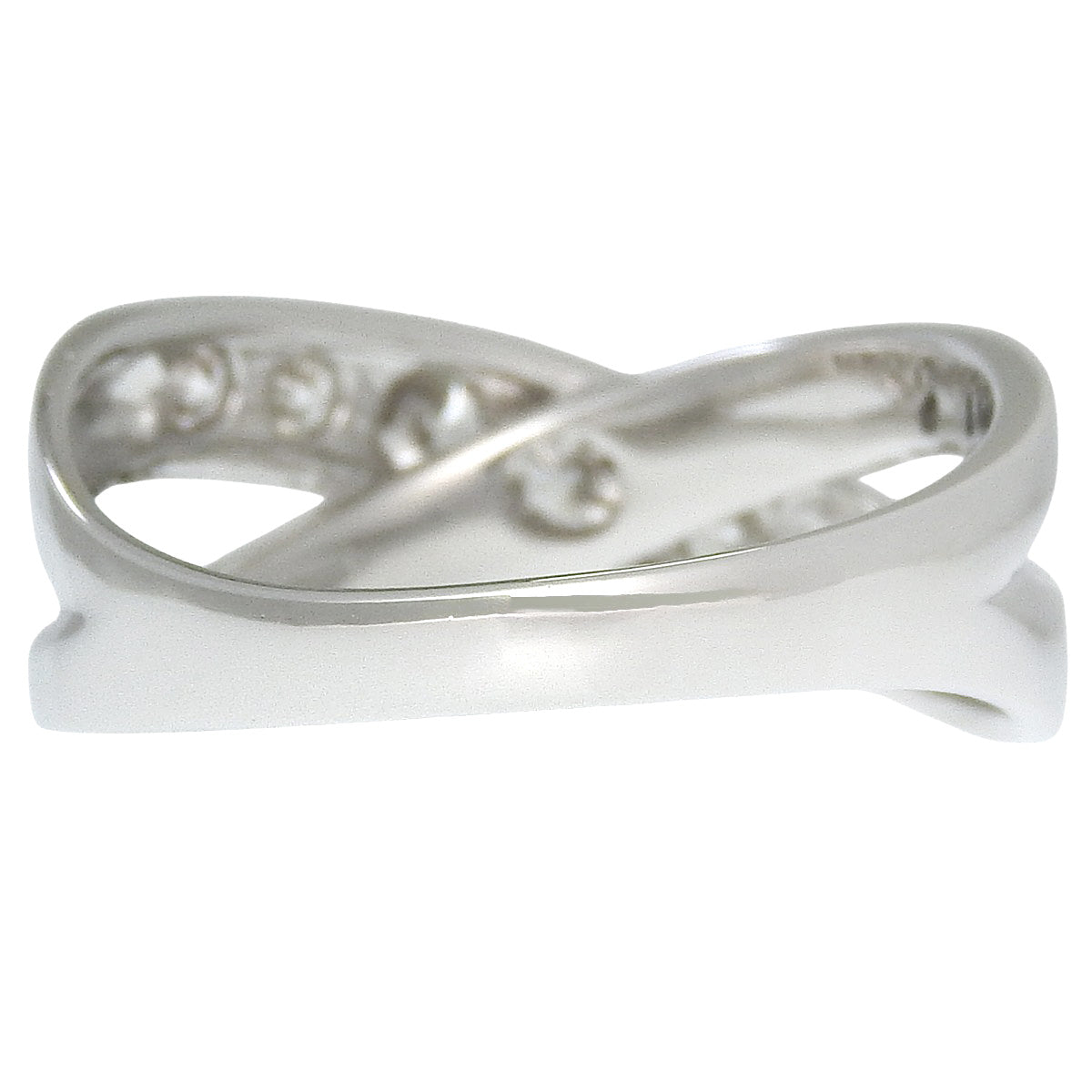 Diamond Cross Ring D0.80 Platinum Pt950 7.0g