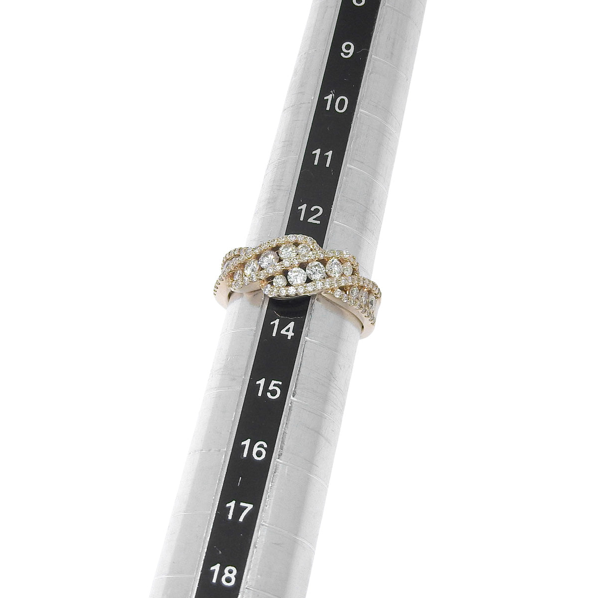 Diamond ring D1.00 pink gold K18PG 6.2g