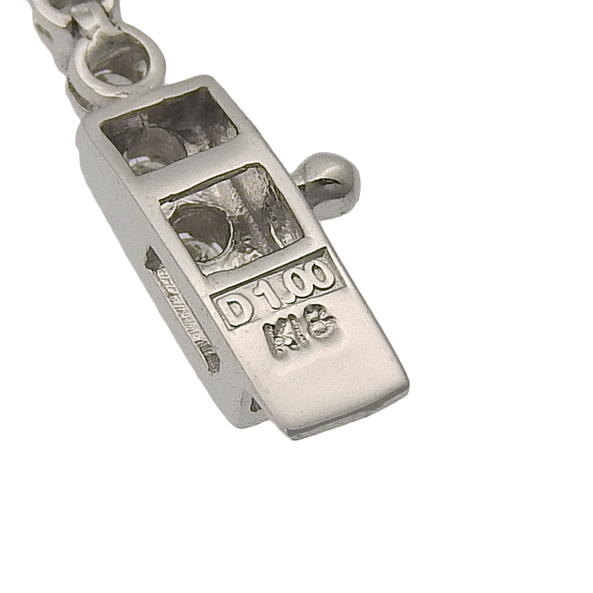 ダイヤモンド テニスブレスレット D1.00 ホワイトゴールド K18WG