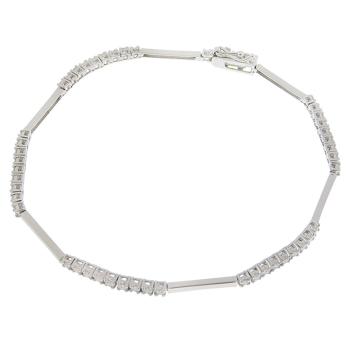 Diamond bracelet D1.05 white gold K18WG 5.0g