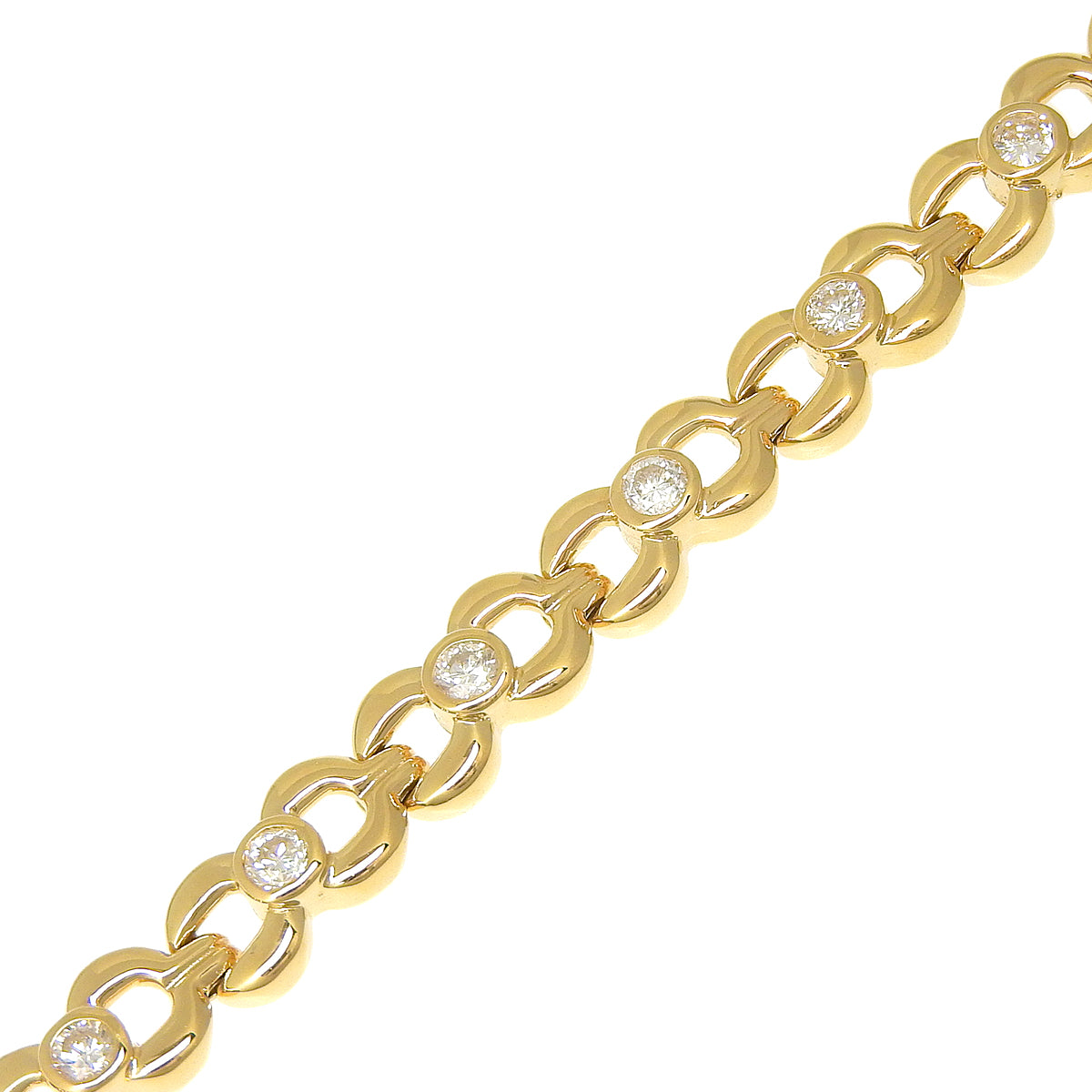 Diamond bracelet D1.22 in 18K yellow gold