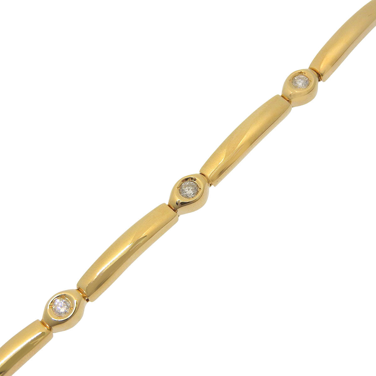 ダイヤモンド ブレスレット D0.51 K18YG 13.9g