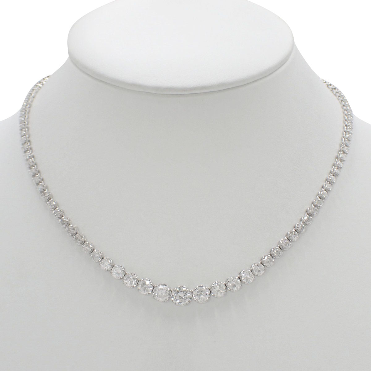 Diamond Tennis Necklace D10.13 Platinum Pt850