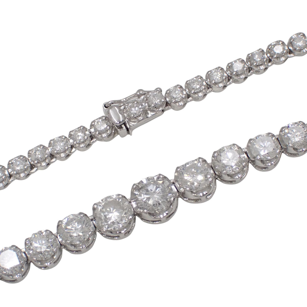 Diamond Tennis Necklace D10.13 Platinum Pt850