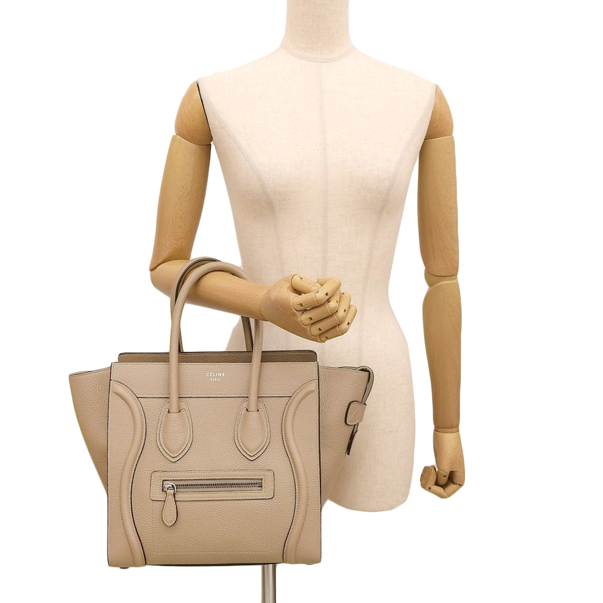 Luggage Micro Shopper Calfskin Dune 189793DRU.03UN