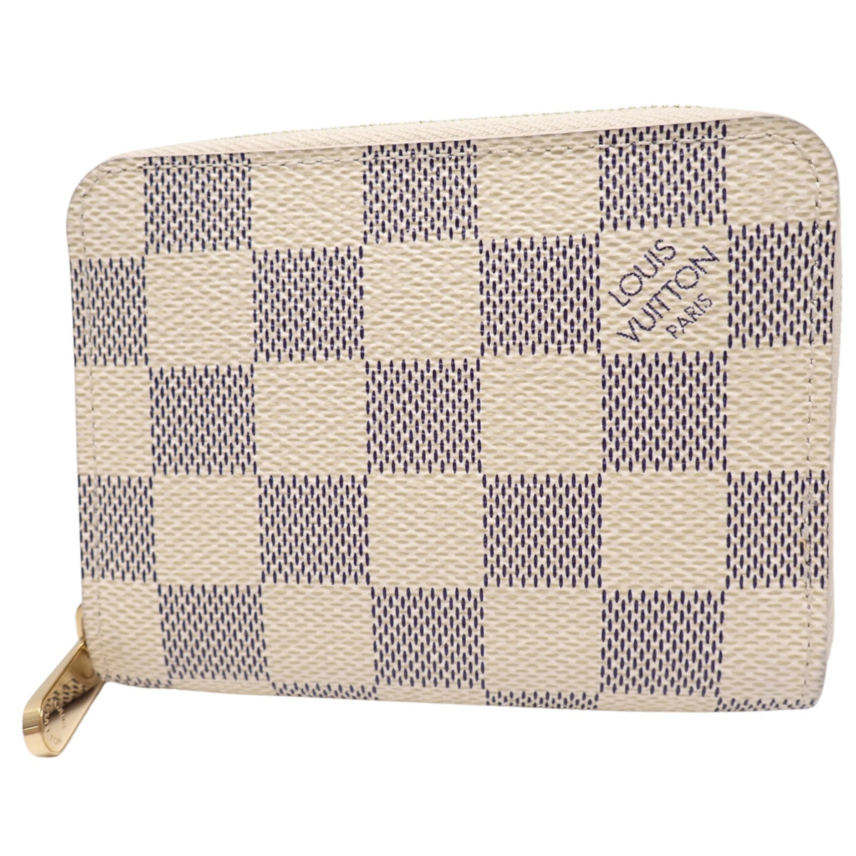 Damier Azur Zippy Coin Purse White N63069