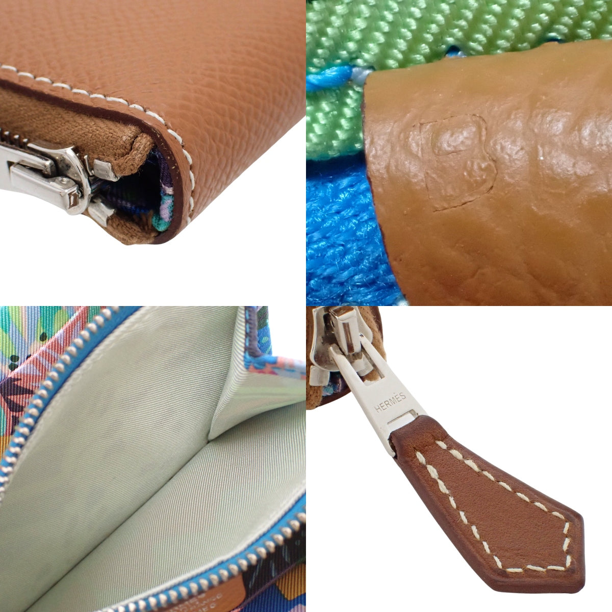 アザップコンパクト シルクイン エプソン ゴールド/ブルーイドラ/モーヴペール シルバー金具 B刻印