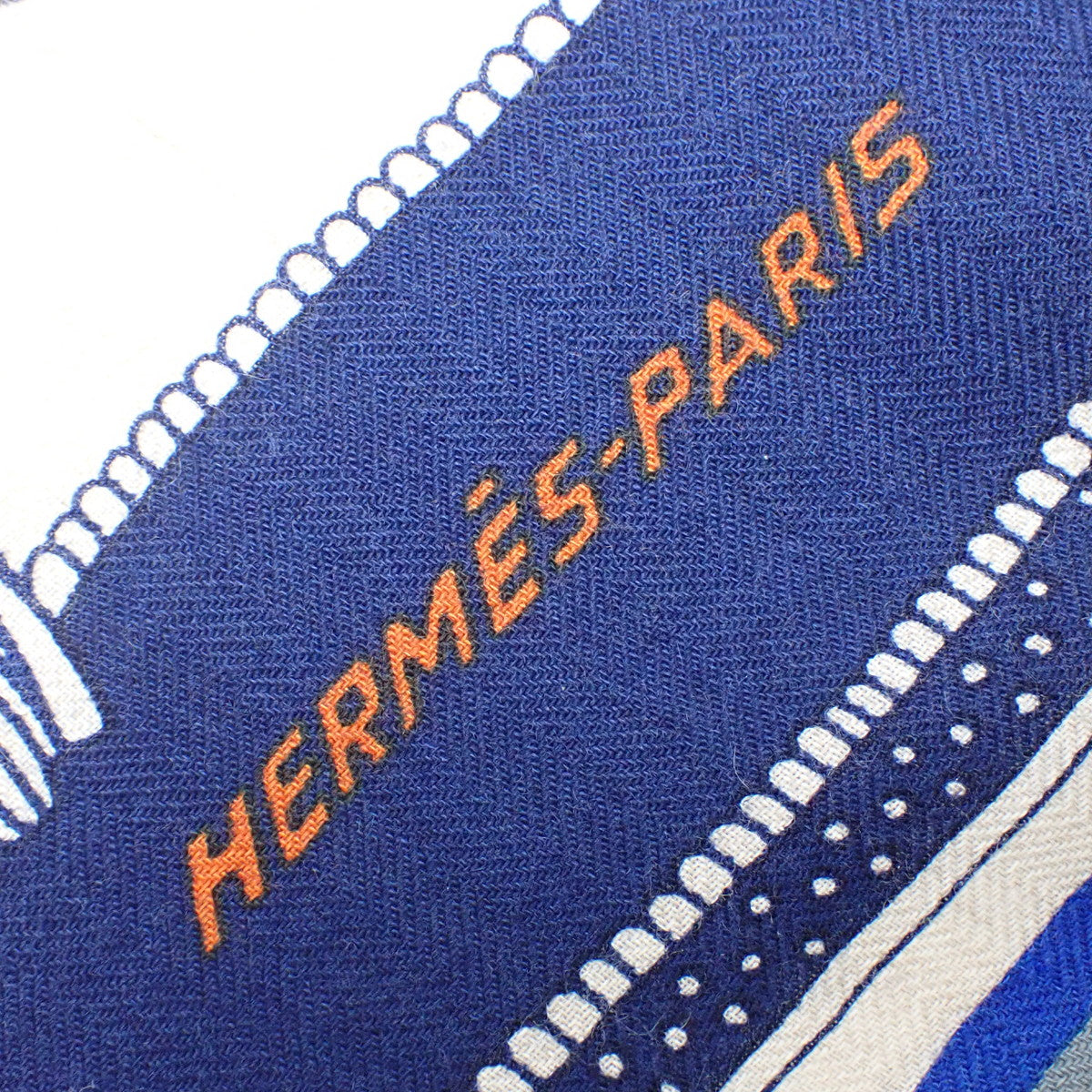 SELLER DE DIGNITAIRE 高官鞍座 卡莱吉安 卡莱140 羊绒丝绸 宝蓝色/海军蓝/自然色