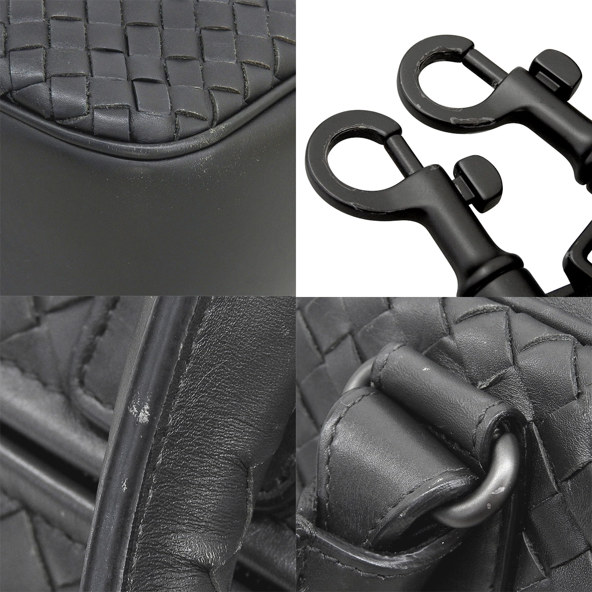 Intrecciato 商务包,皮革,灰色,163292