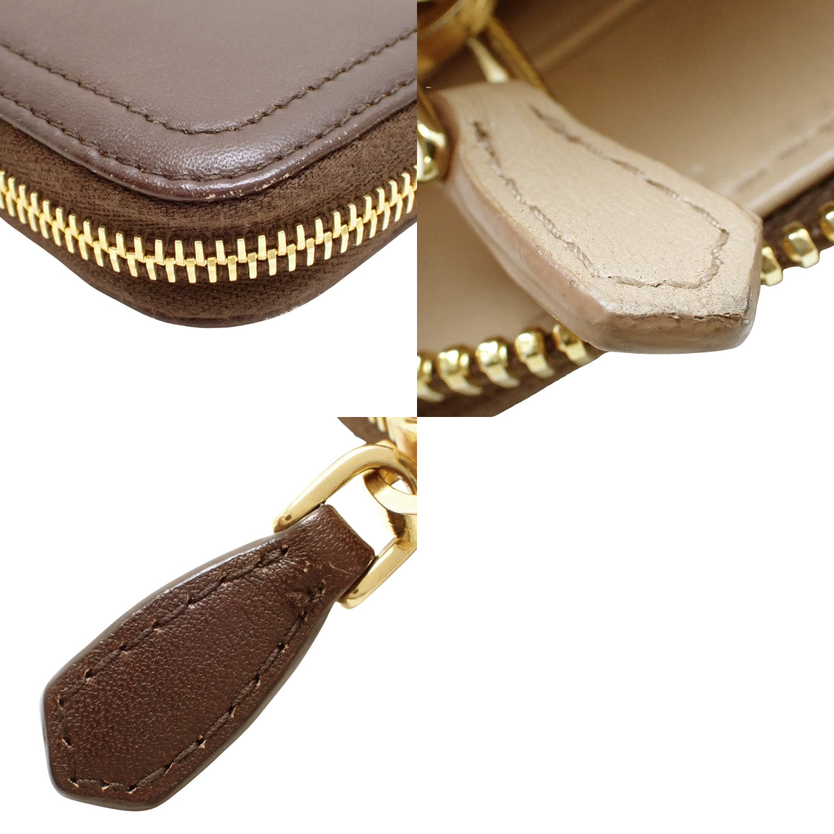 圆形拉链长款钱包,采用柔软小牛皮制成 1M0506