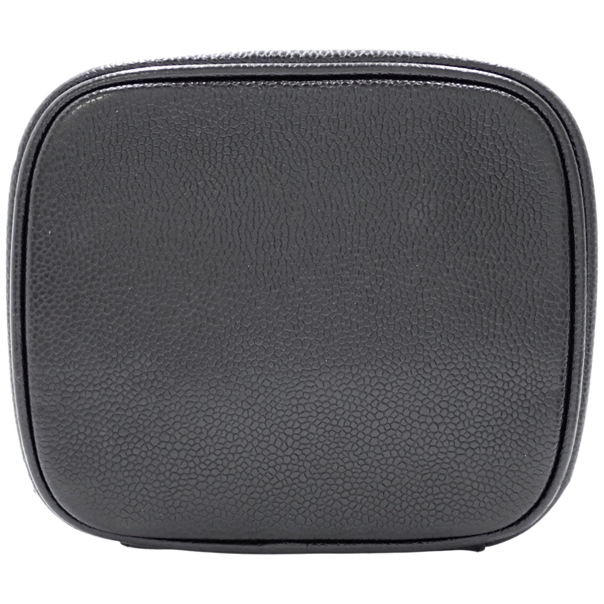 Coco Mark Vanity Bag in Caviar Skin, Black A01998