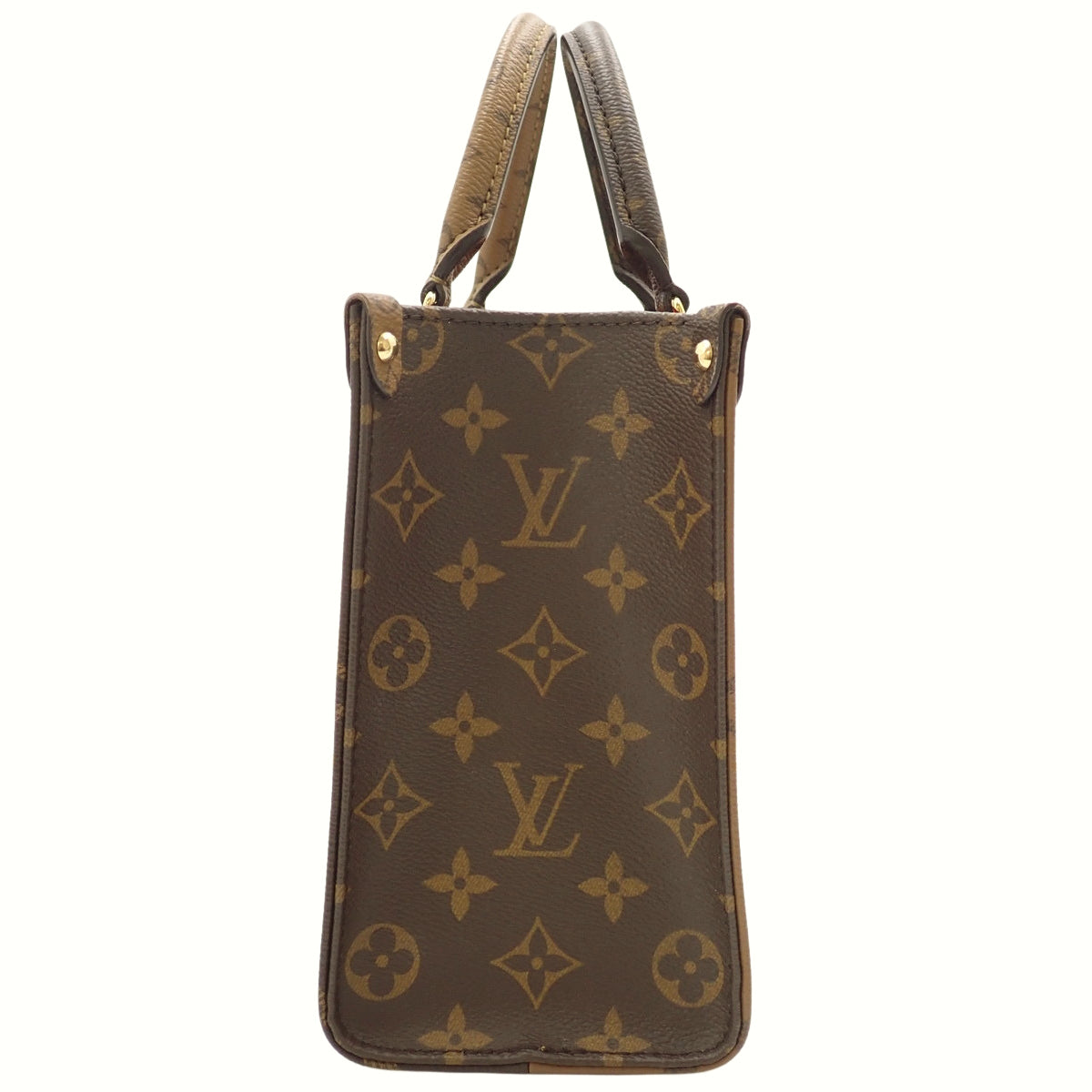 Monogram Giant Reverse On The Go PM, Brown Camel, M46373