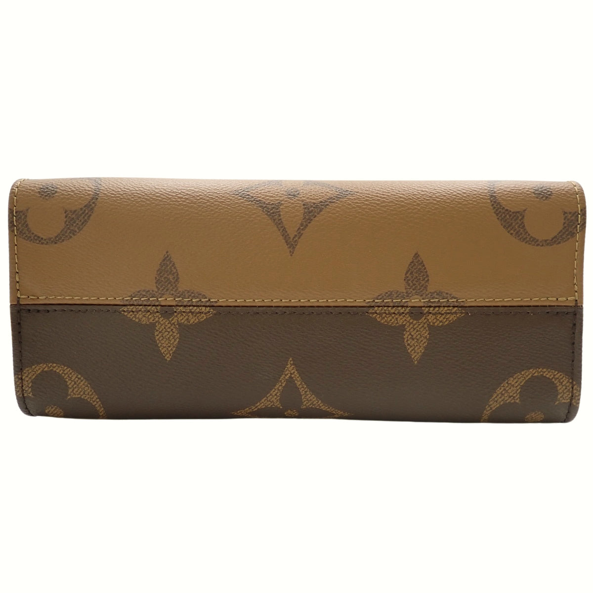 Monogram Giant Reverse On-the-Go PM 棕色驼色 M46373