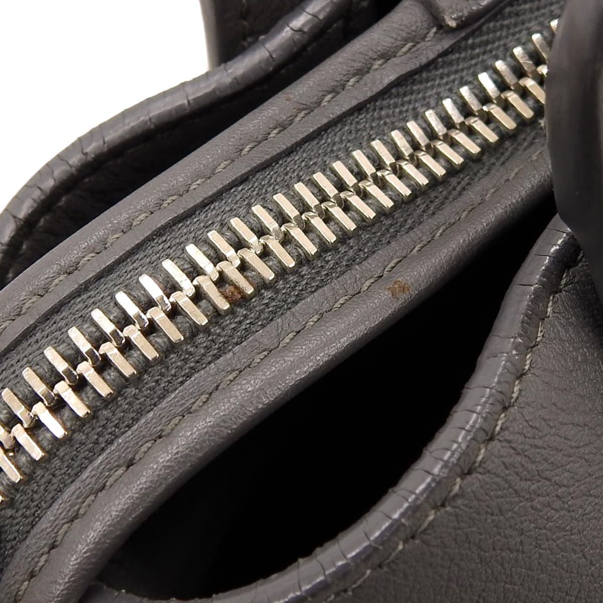 Downtown Baby Cabas Leather Gray 653567