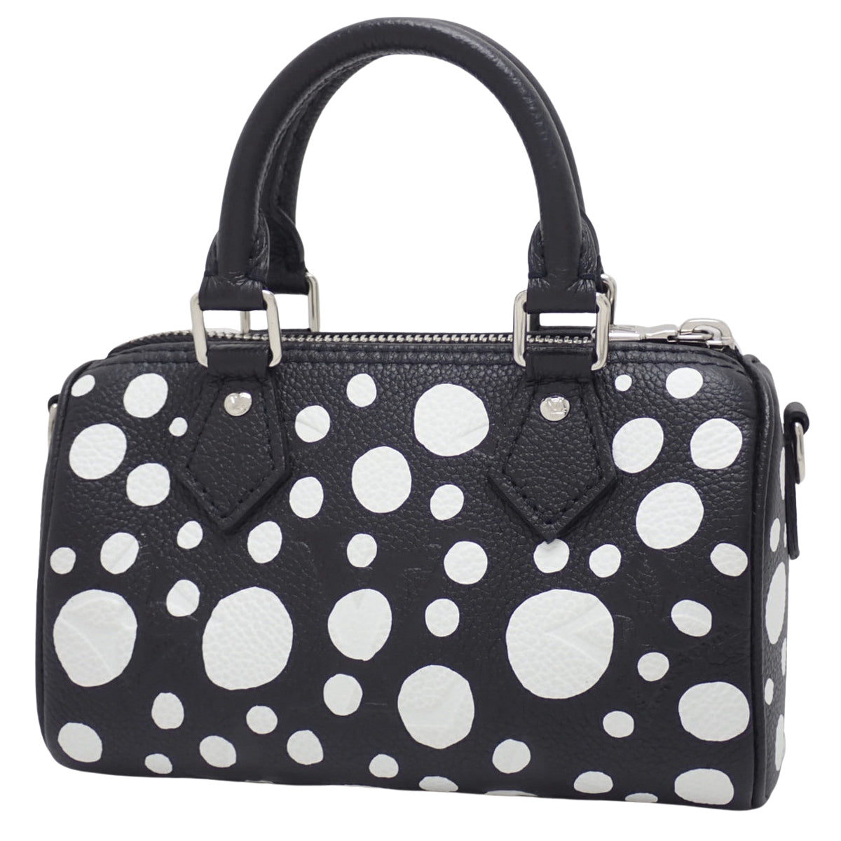 Monogram Empreinte LV x YK Nano Speedy 黑/白 M81910 草间弥生联名款