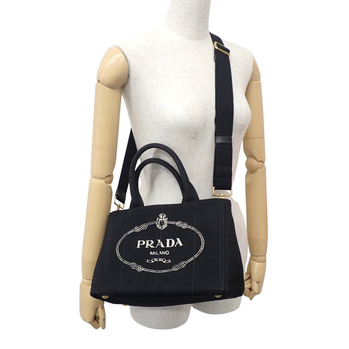 CANAPA 卡纳帕帆布黑色 1BG439