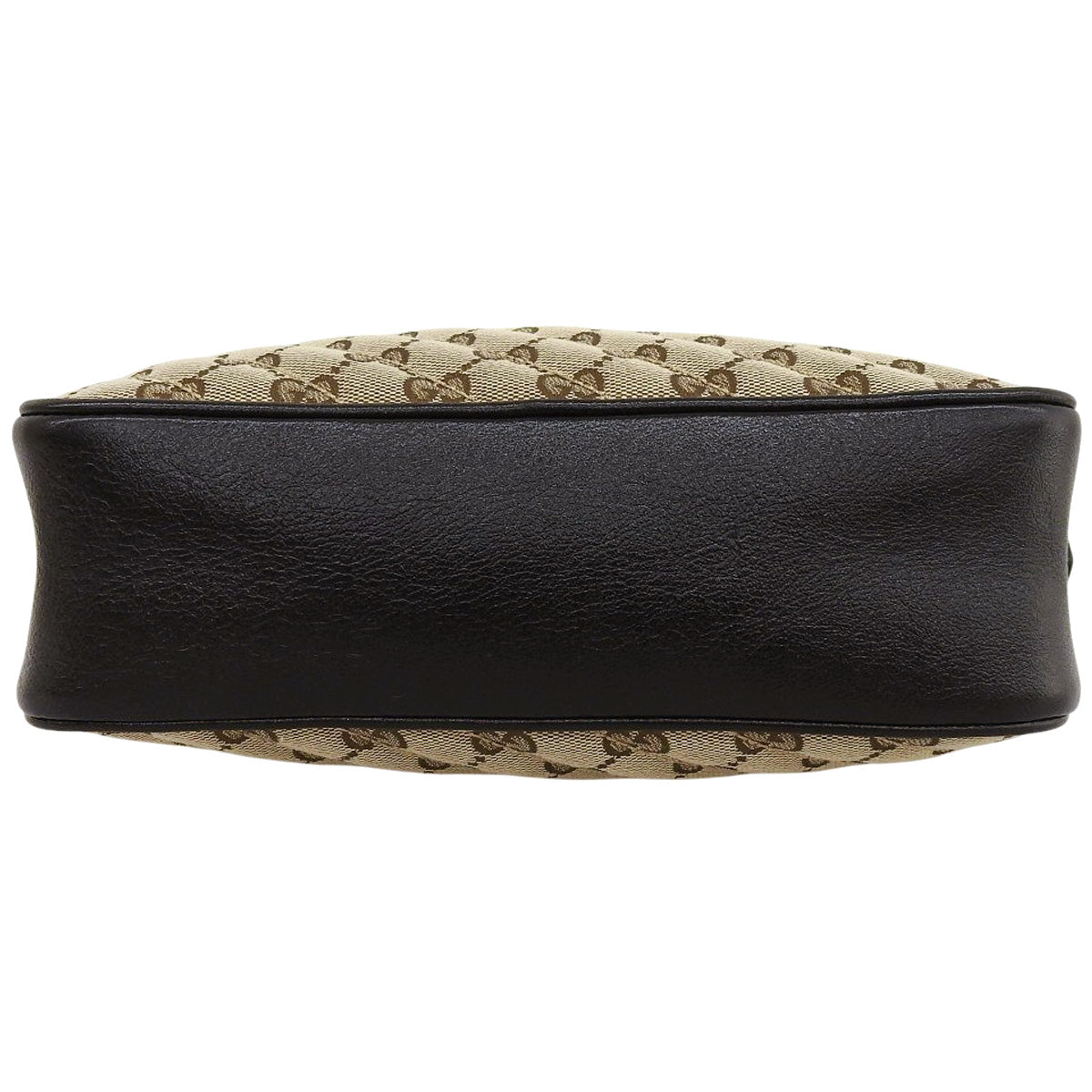 GG Marmont Small Camera Bag in Beige and Black GG Canvas (447632)