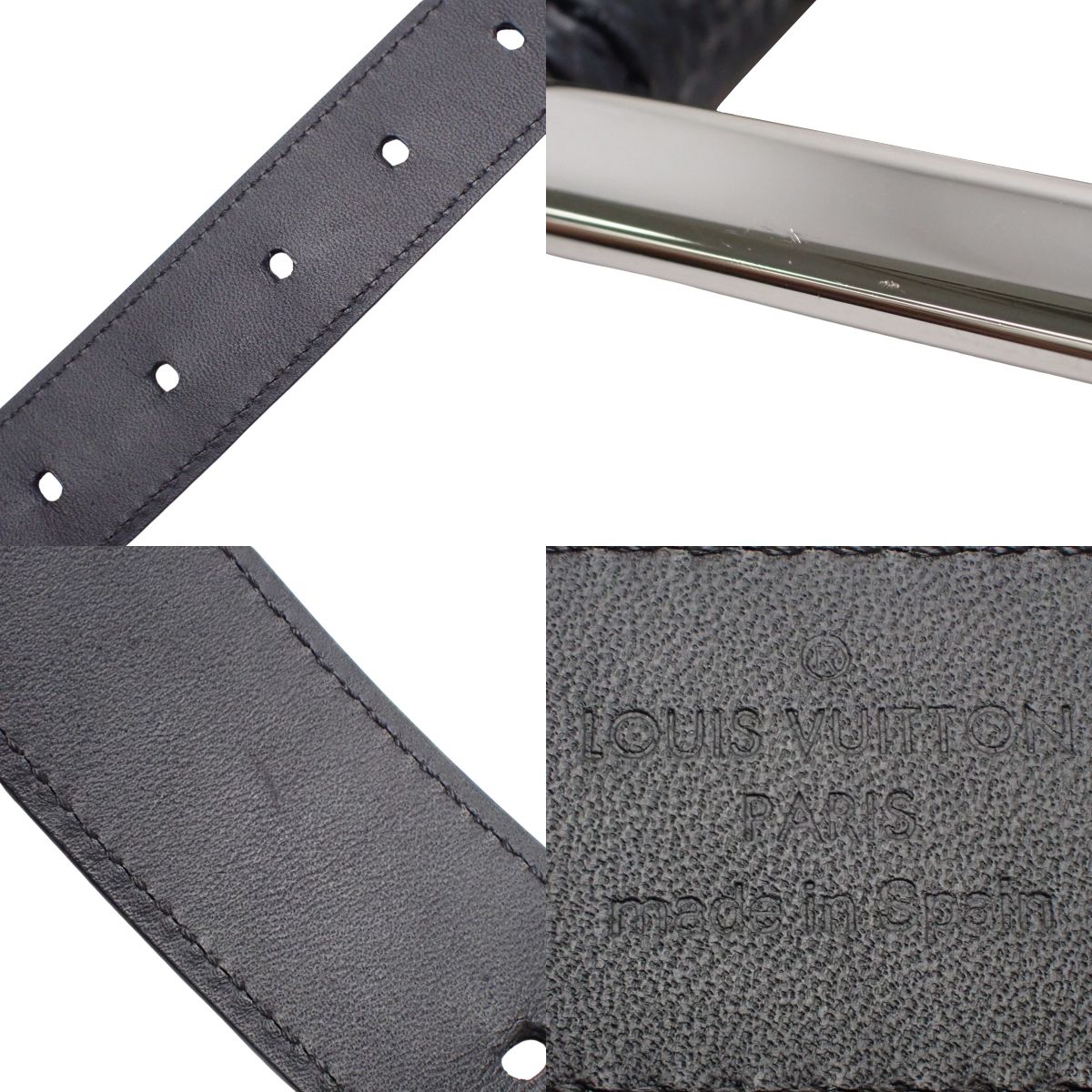 Damier Graphite ceinture force 85/34 M9636