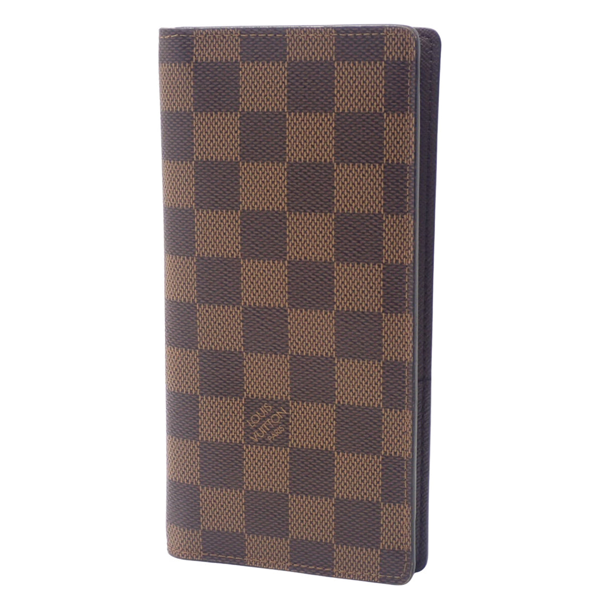 Damier Ebene Portefeuille Brazza Damier 帆布棕色 N60017