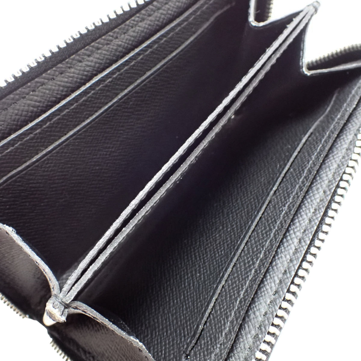 Damier Graphite Zippy Coin Purse, Black/Grey, N63076