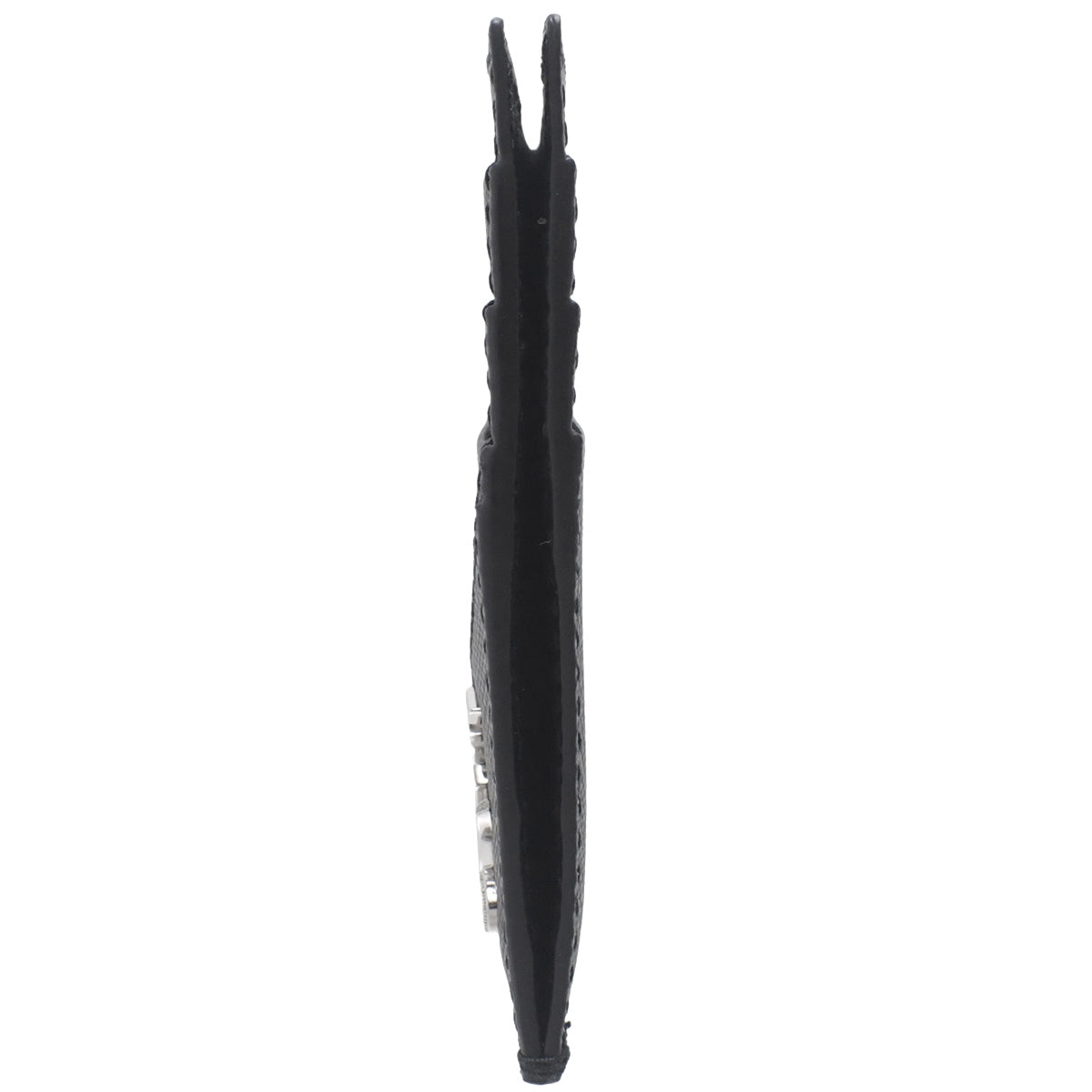 ロゴ カードケース サフィアーノレザー NERO ネロ 2MC223