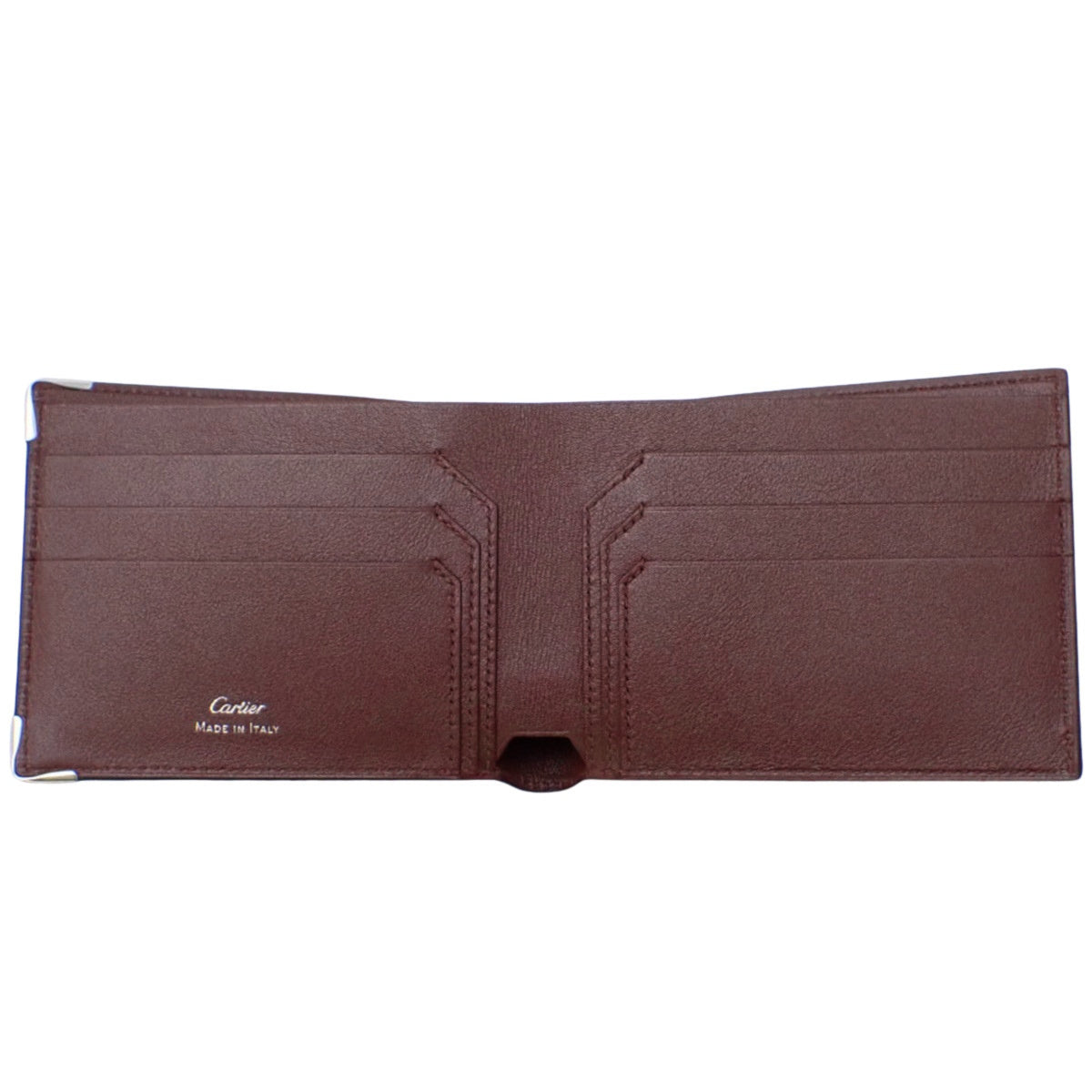 卡地亚 Must de Cartier 黑色小牛皮双折钱包