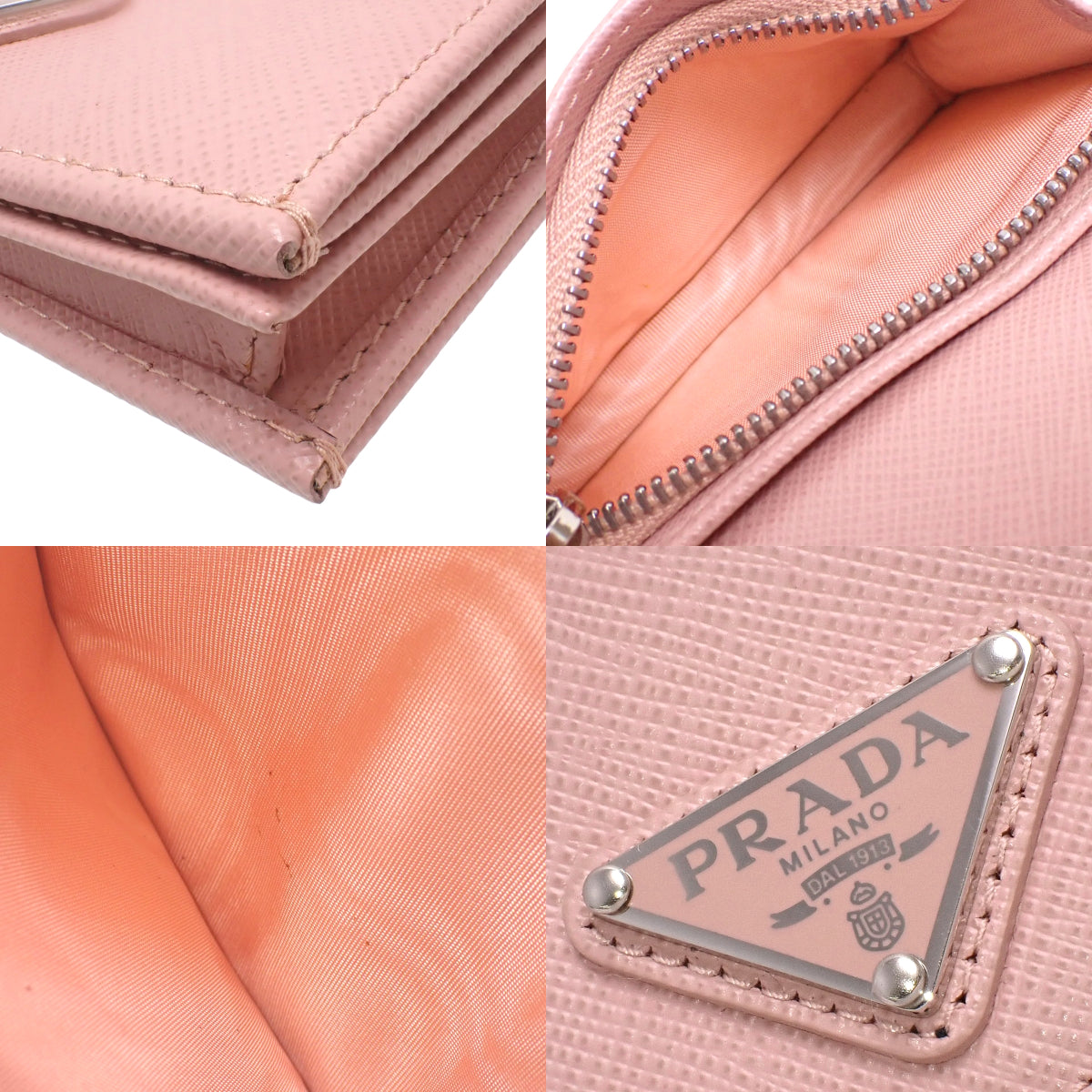 Triangle Wallet in Saffiano Leather SAFFIANO TRIANG PESCO1 1MV021