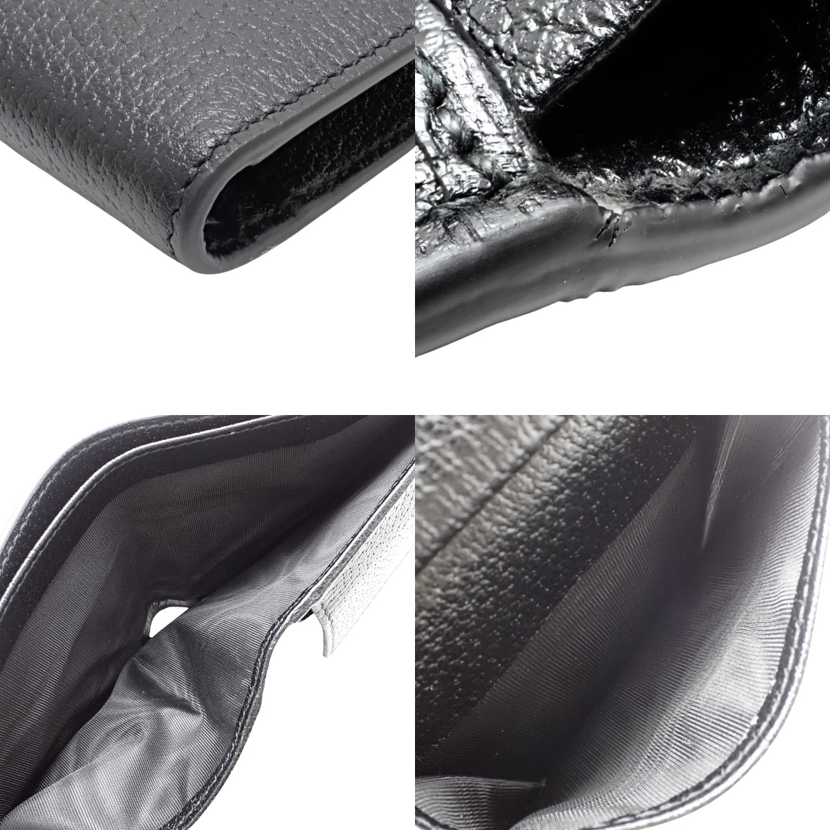 雪莉系列双折钱包,小牛皮,黑色,428748