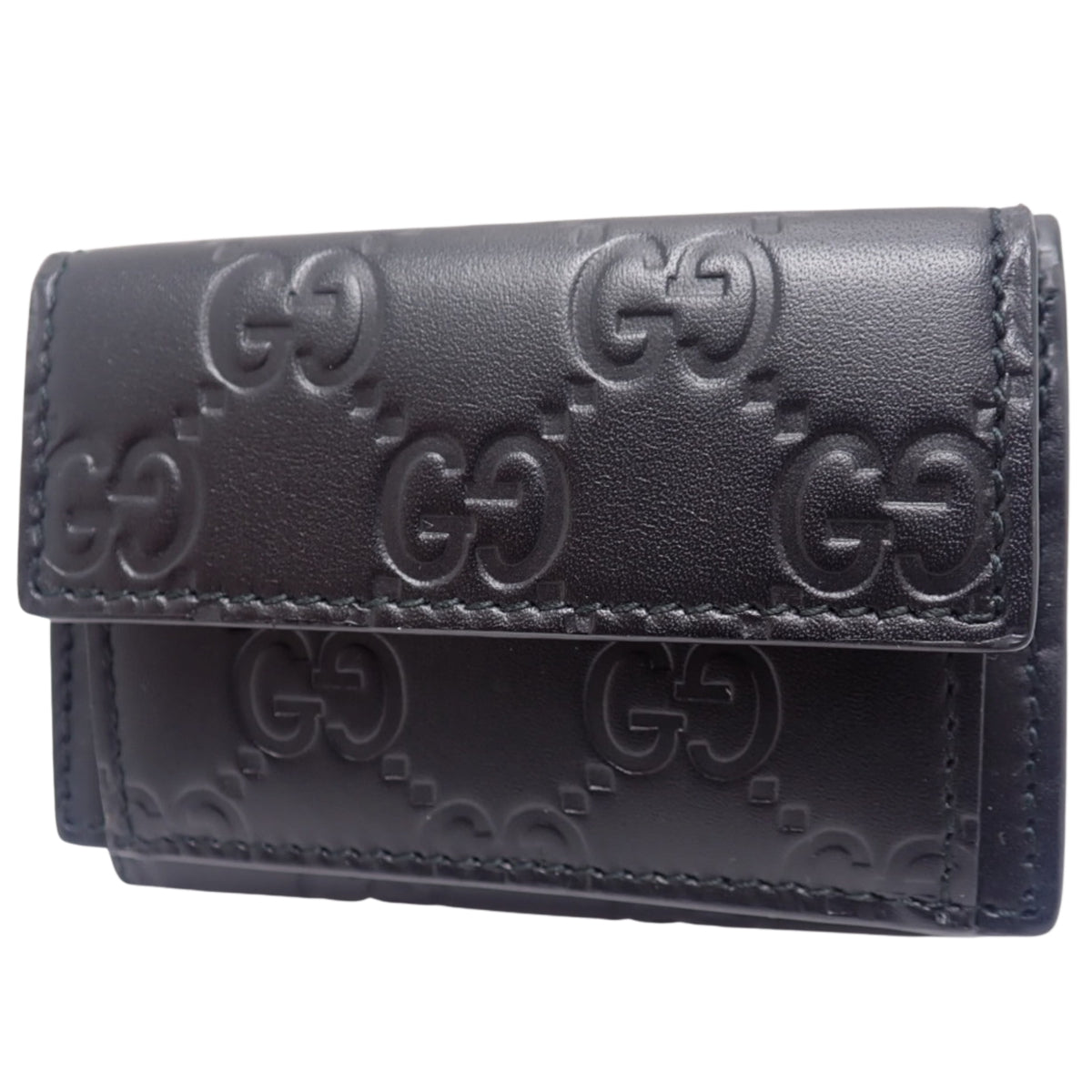 Guccissima 三折钱包 黑色 547070