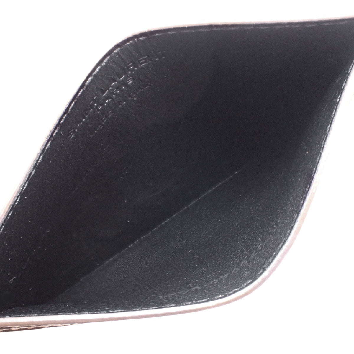 经典款 Saint Laurent 棕色皮革卡包,375946