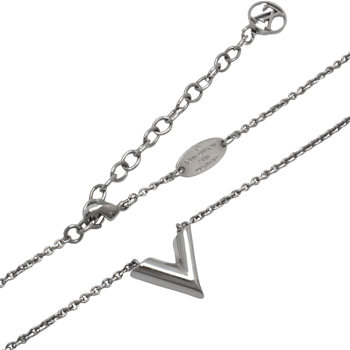 Essential V 金属项链