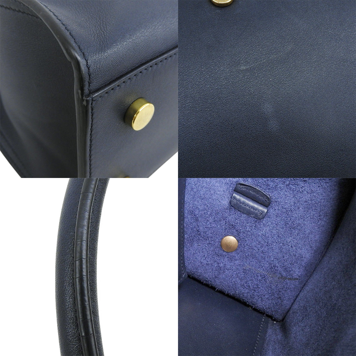 Baby Cabas Calfskin Navy