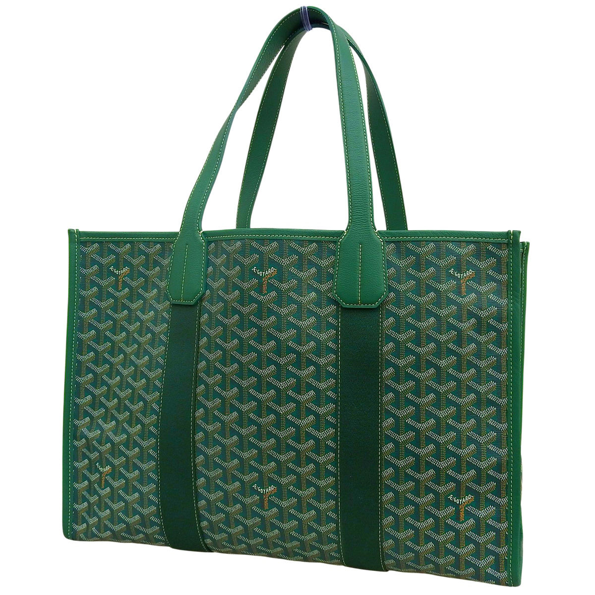 Villette MM PVC coated canvas green black