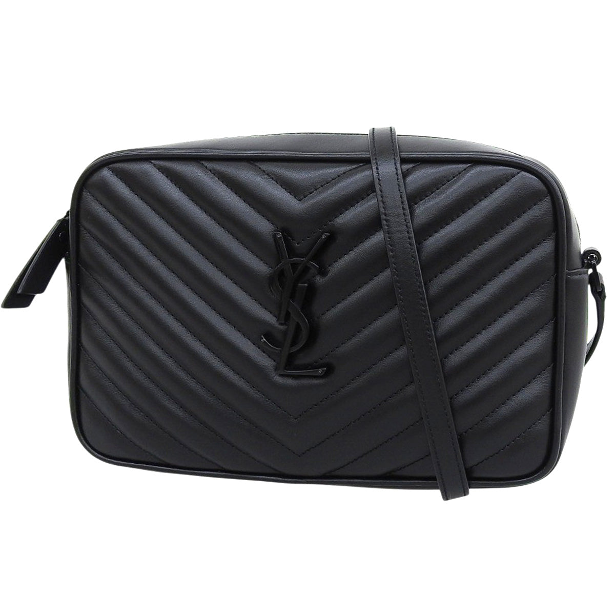 Saint Laurent Monogram Lou 黑色皮革相机包 761554