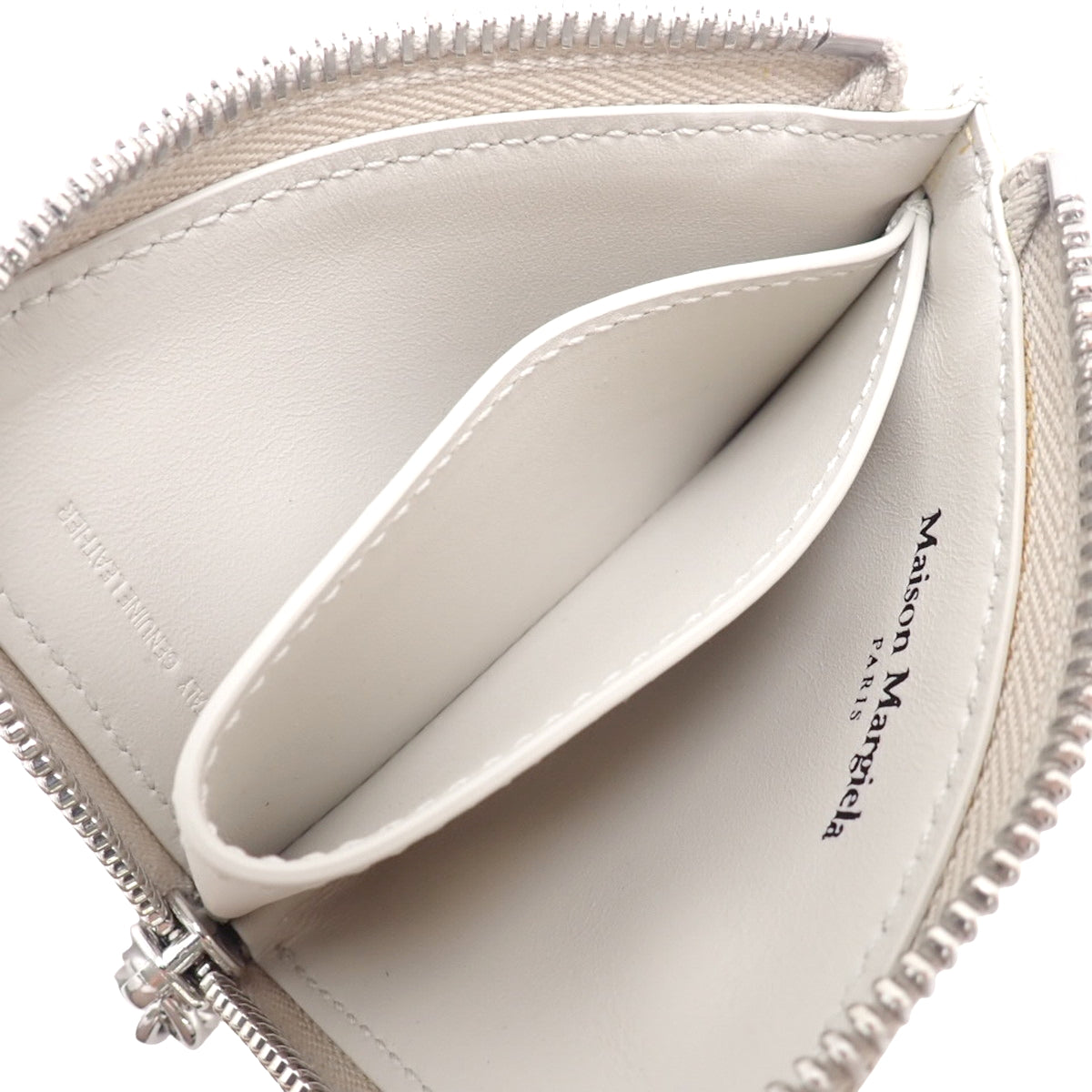 钥匙扣钱包 皮革 米白色 SA1UI0012