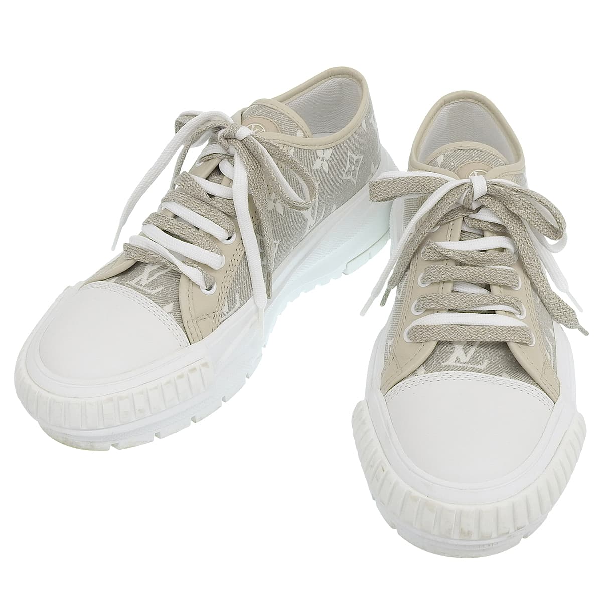 LV Squad Line Sneakers, Size 38