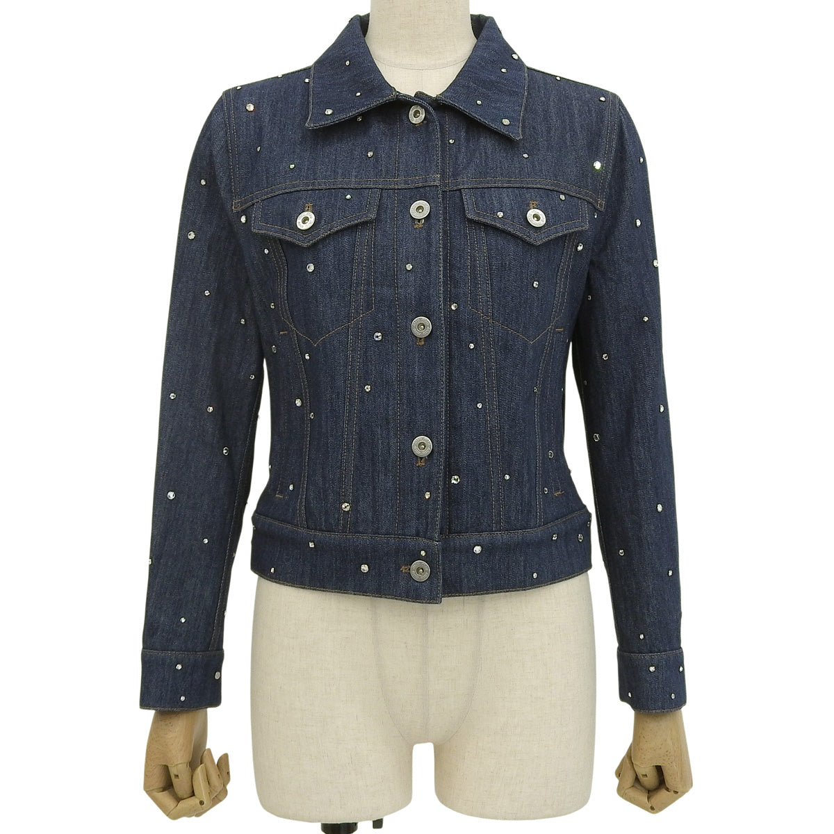 Beaded denim jacket 2017 36