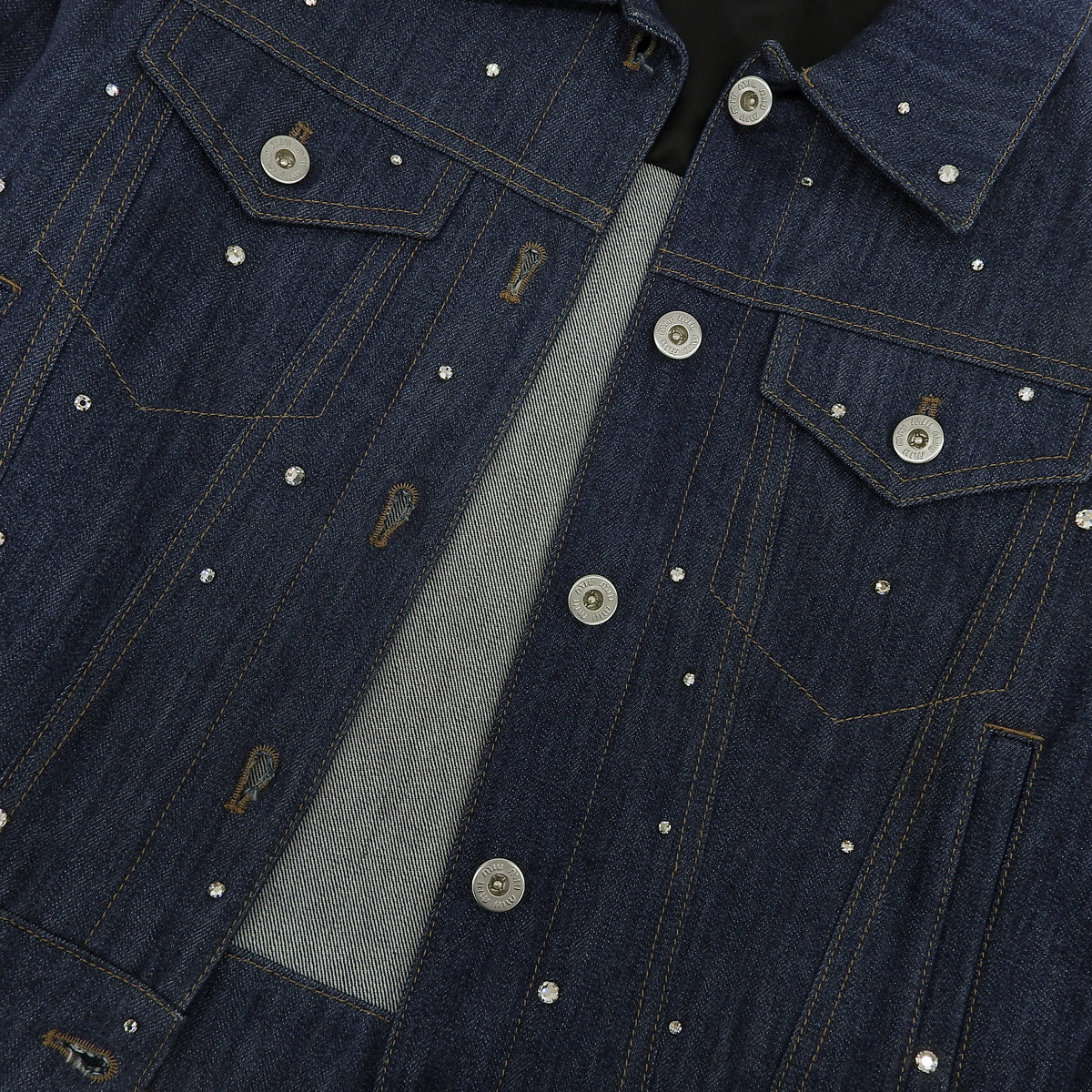Beaded denim jacket 2017 36