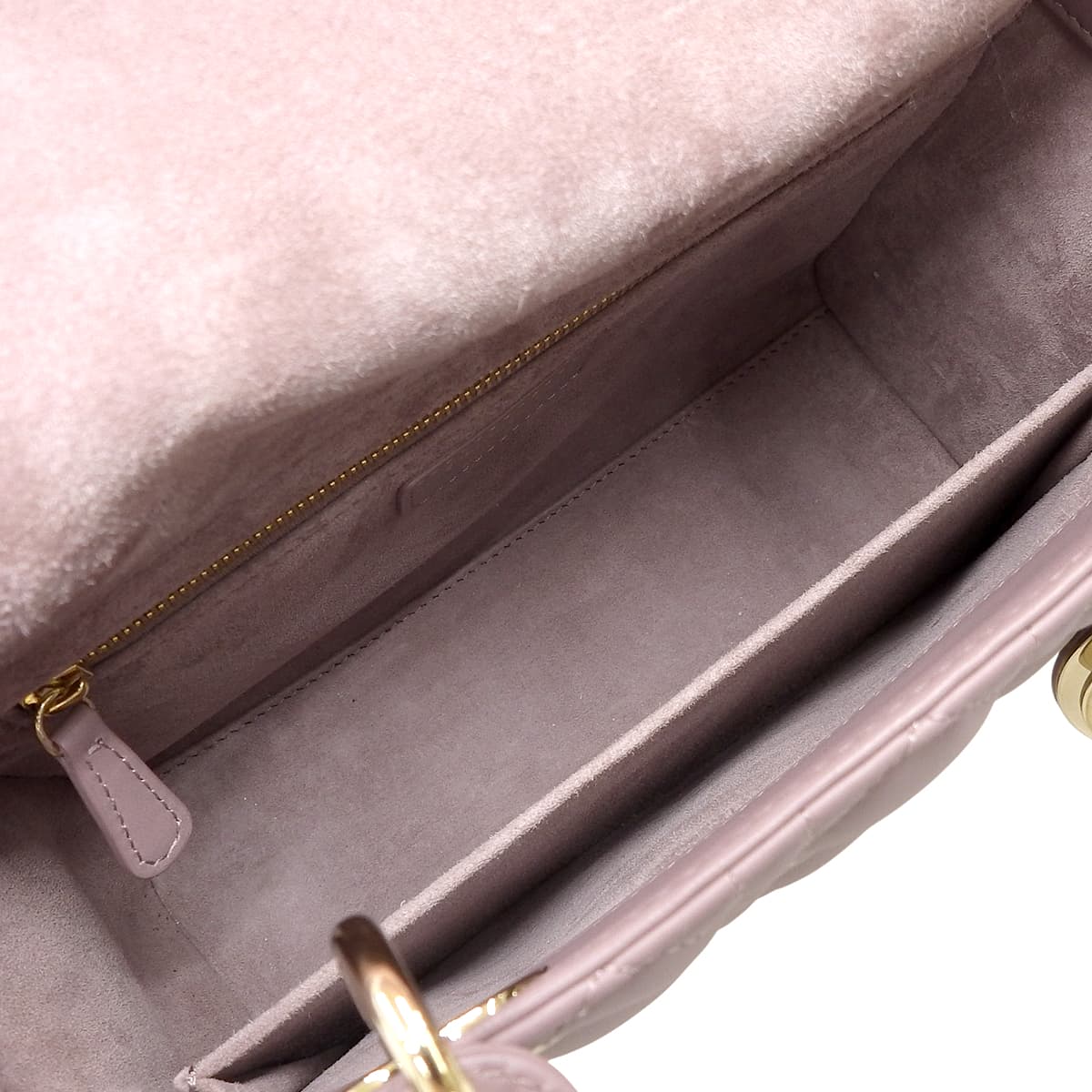Lady Dior レディディオール バッグ ミディアム ラムスキン ピオニーピンク