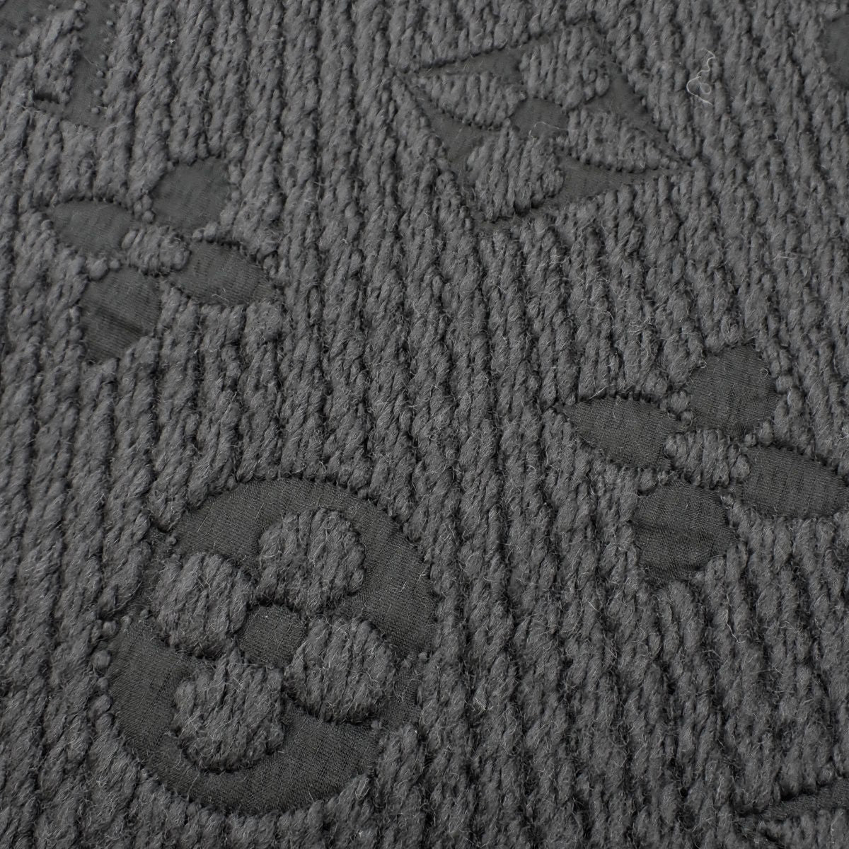 エシャルプ・ロゴマニア ウール シルク アントラシット M72431