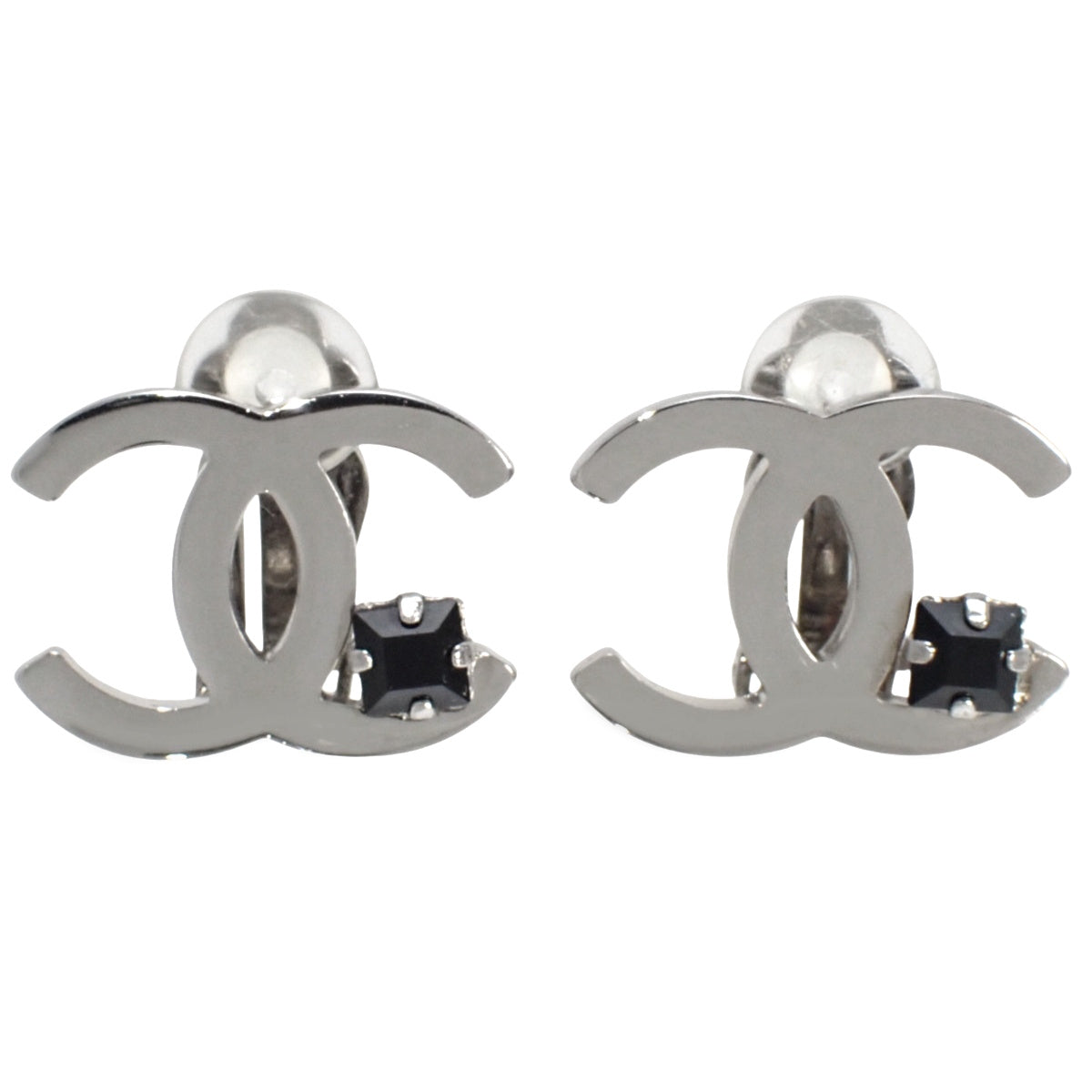 Coco Mark Earrings, Metal
