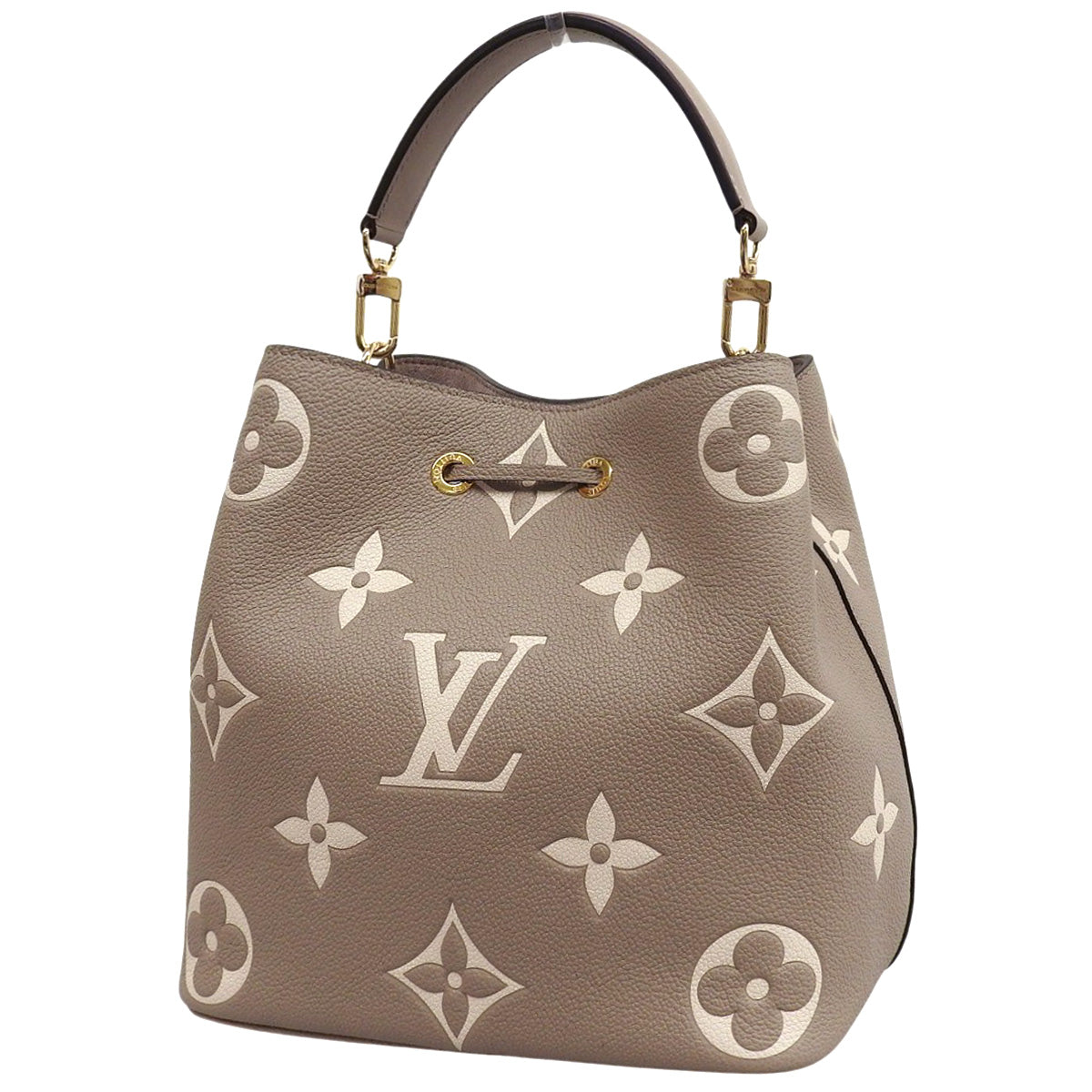 双色 Monogram Empreinte NeoNoe MM Tourterelle 奶油 M45555