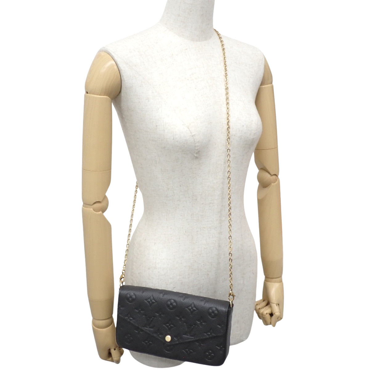 Monogram Empreinte Pochette Felicie Noir M82477