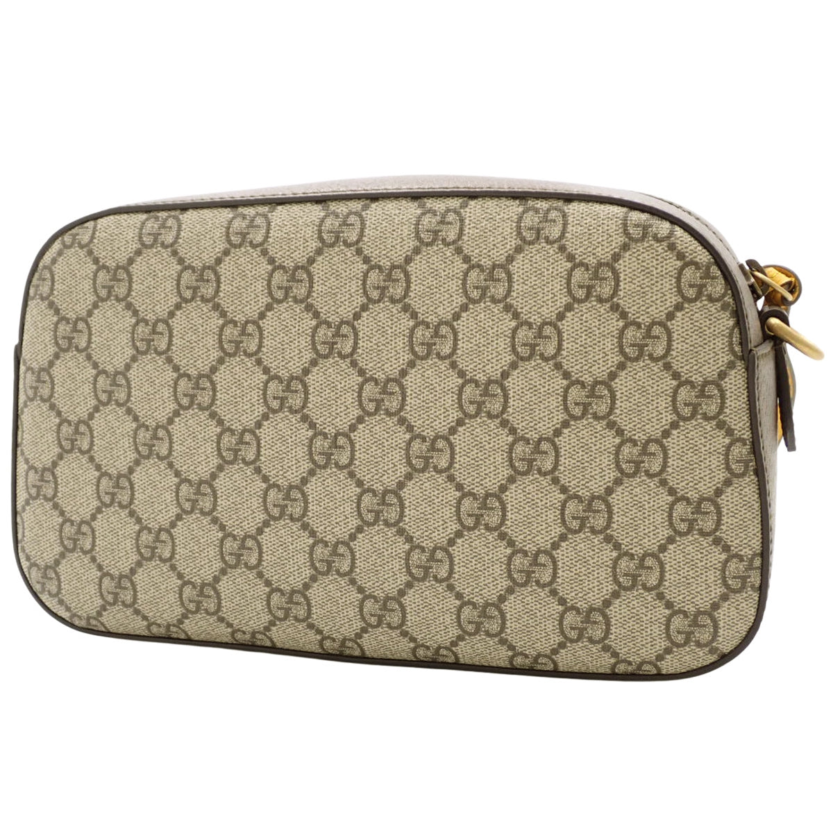 GGスプリーム タイガーヘッド ショルダーバッグ ベージュ ブラウン 476466