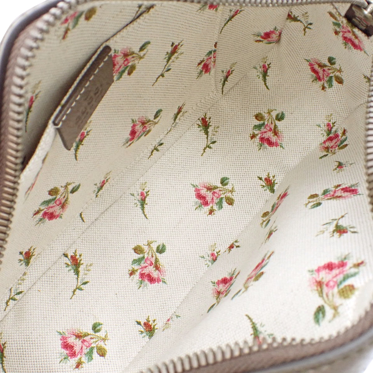 GG Supreme 虎头单肩包,米色/棕色,476466